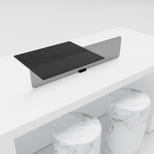 Spatscherm voor Kookeiland